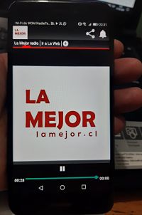 Aplicacion La Mejor radio